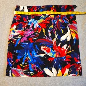 Festive Grace Size 8 Floral Skirt